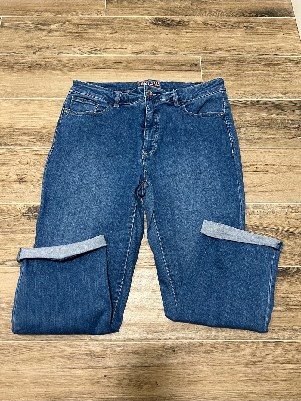 Santana Women’s Cropped Ankle Jeans in Medium Blue